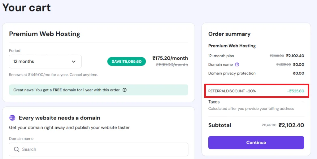 Checkout Step 2